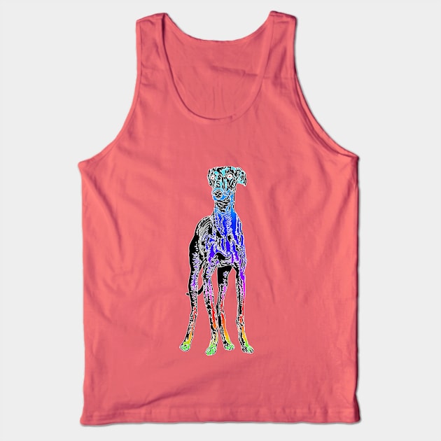 Dogs are Love - Rainbow Tank Top by Vivid Chaos